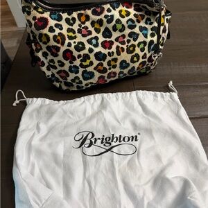Brighton Multicolor Leopard Print Shoulder Bag